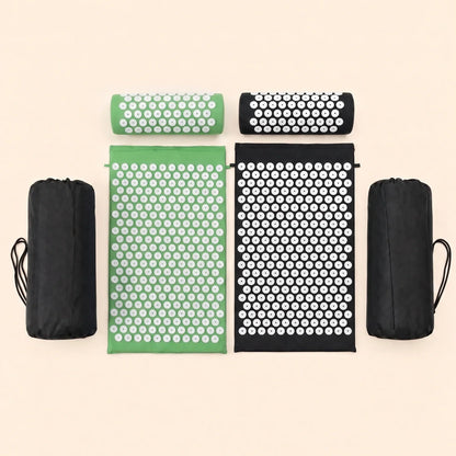 Tapis d'acupression Duo Vert Noir